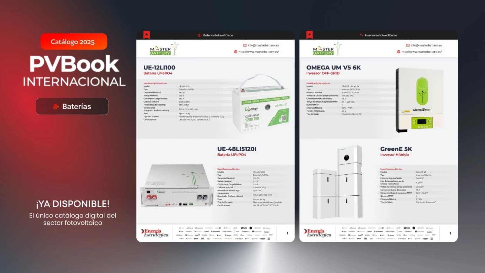 Master Battery presenta soluciones modulares y plug & play para proyectos BESS en el PVBook 2025