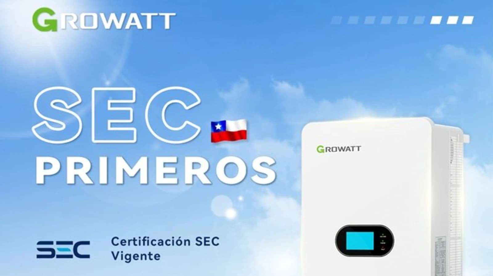 Growatt, entre las primeras con híbrido monofásico 10⬯kW certificado por la SEC de Chile