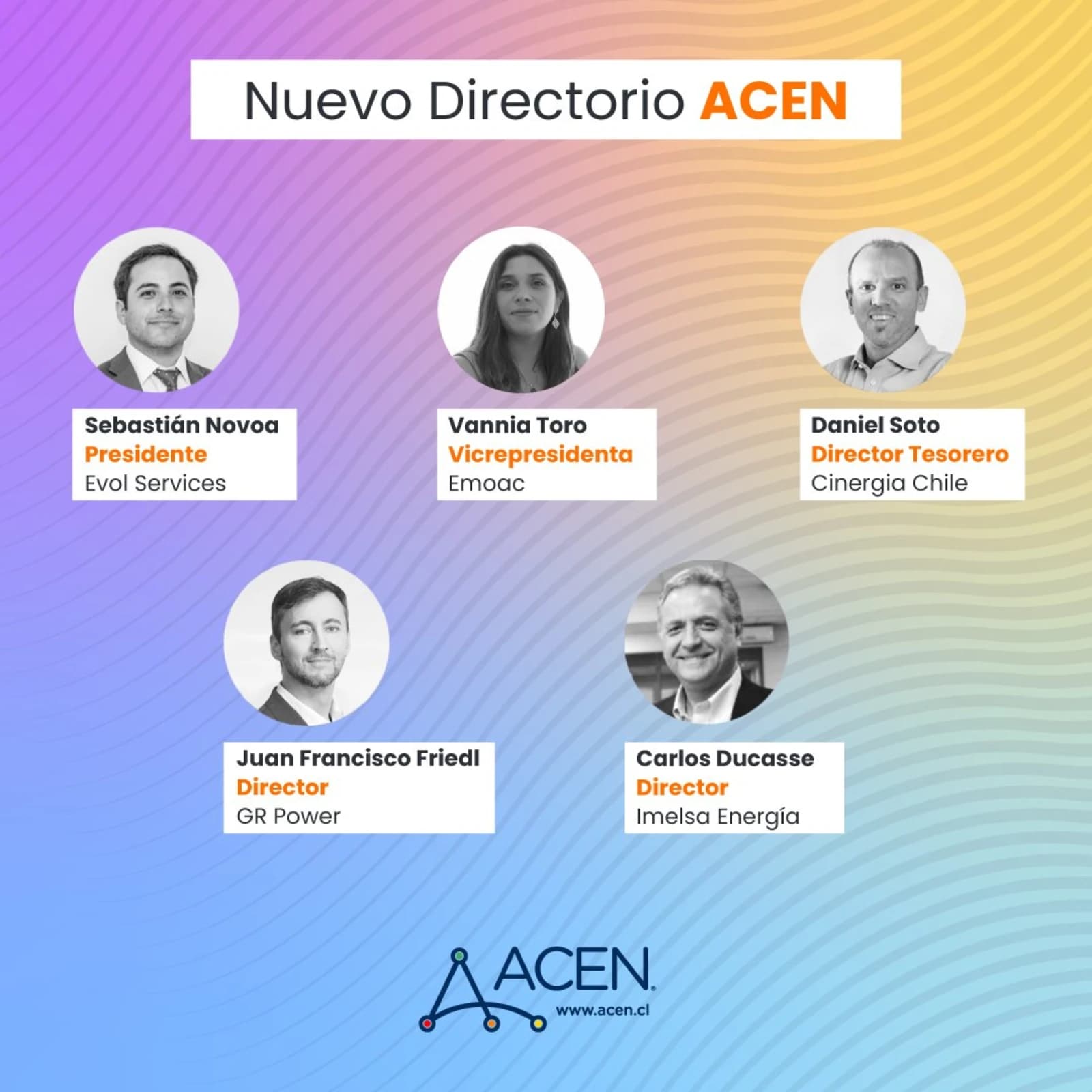 ACEN de Chile eligió a su nuevo directorio para el período 2023-2025